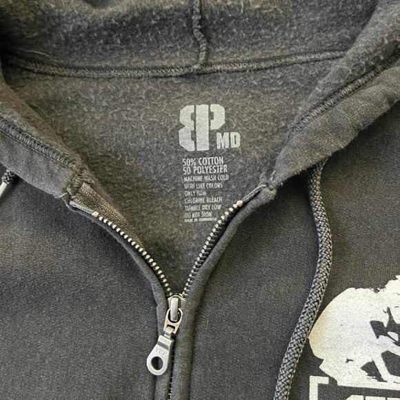 Linkin Park Size Medium Grey Meteora 20th Anniversary Zip Up Hoodie - Picture 2 of 3